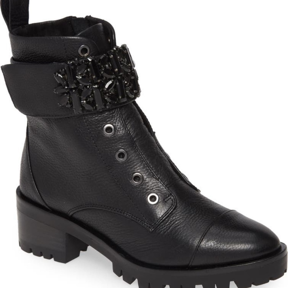 Pippa Crystal Embellished Platform Boot